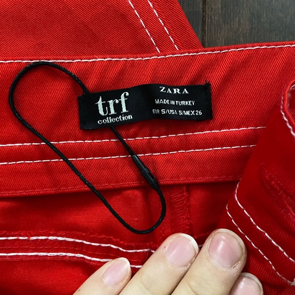 Zara Red Pants - Picture 4 of 6